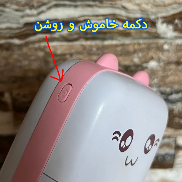 مینی پرینتر حرارتی مدل گربه