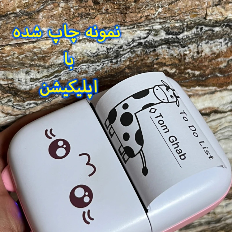 مینی پرینتر حرارتی مدل گربه