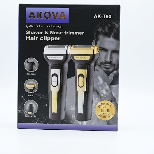 ماشین اصلاح سه کاره برند AKOVA مدل AK T90